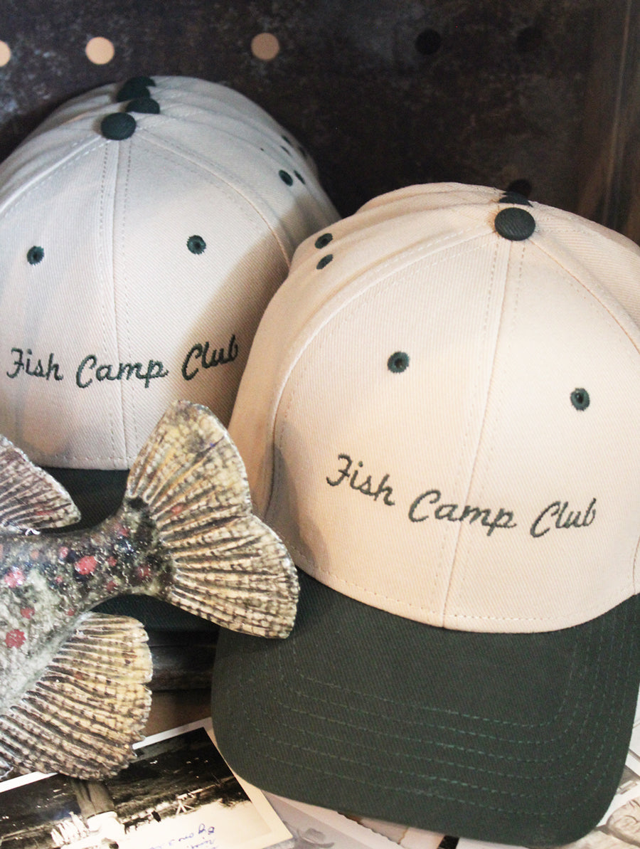 Fish Camp Club Hat - Khaki/Green