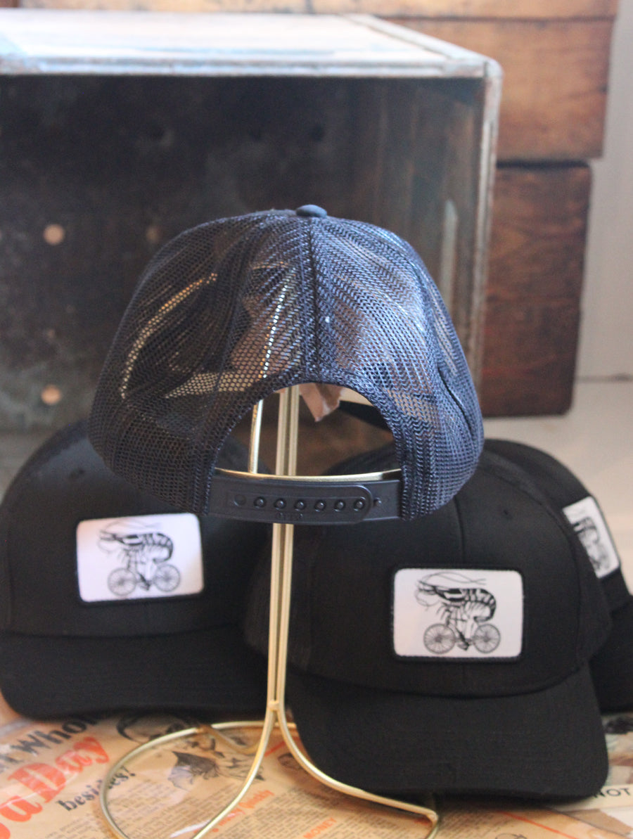 Shrimp Bike Hat - Black