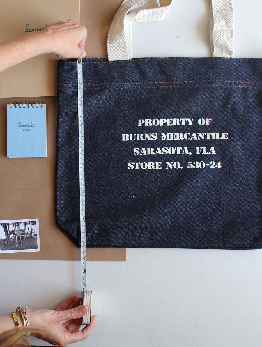 Denim Burns Tote