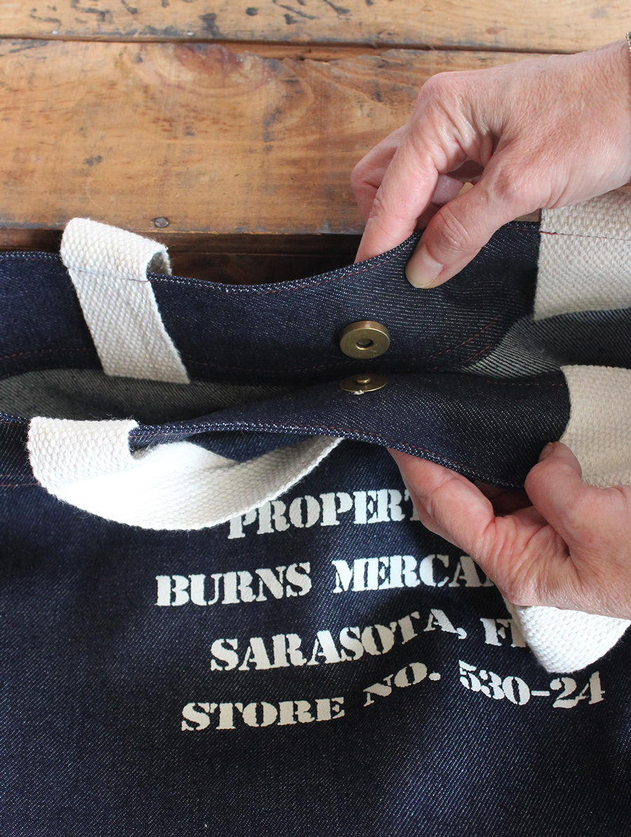 Denim Burns Tote